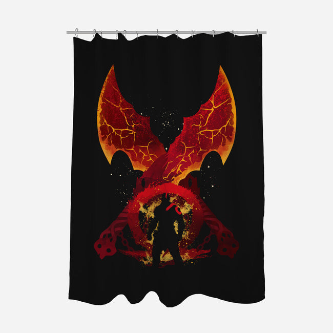 Blades Of Chaos-None-Polyester-Shower Curtain-dandingeroz