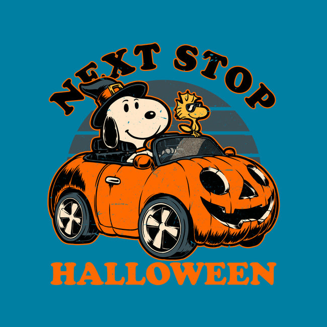 Spooky Beagle Car-Womens-Basic-Tee-Studio Mootant