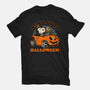 Spooky Beagle Car-Womens-Basic-Tee-Studio Mootant