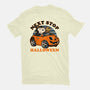 Spooky Beagle Car-Mens-Premium-Tee-Studio Mootant