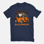 Spooky Beagle Car-Womens-Fitted-Tee-Studio Mootant