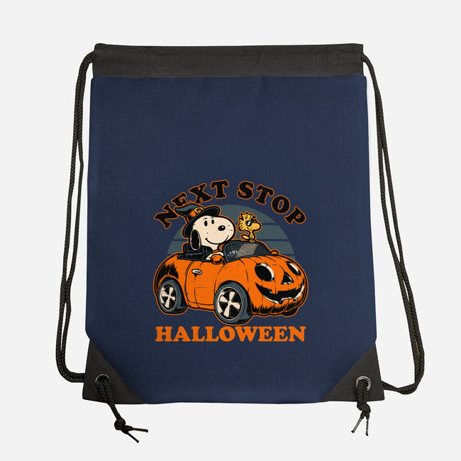 Spooky Beagle Car-None-Drawstring-Bag-Studio Mootant