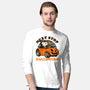 Spooky Beagle Car-Mens-Long Sleeved-Tee-Studio Mootant