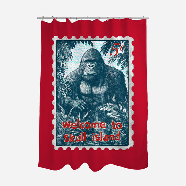 Welcome To Skull Island-None-Polyester-Shower Curtain-kharmazero