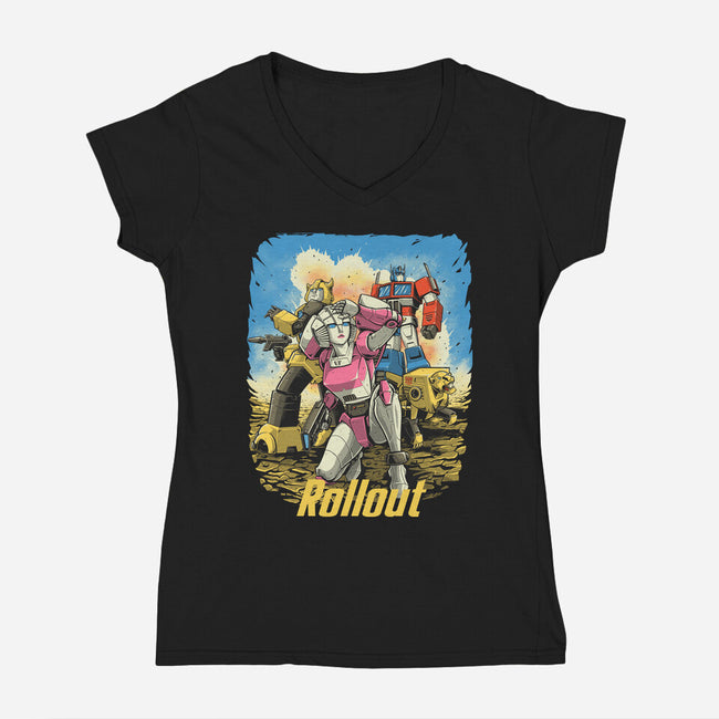 Rollout-Womens-V-Neck-Tee-Betmac