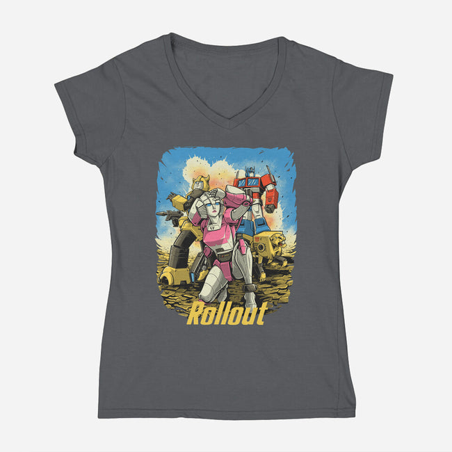 Rollout-Womens-V-Neck-Tee-Betmac