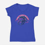 Little Xeno-Womens-V-Neck-Tee-rmatix