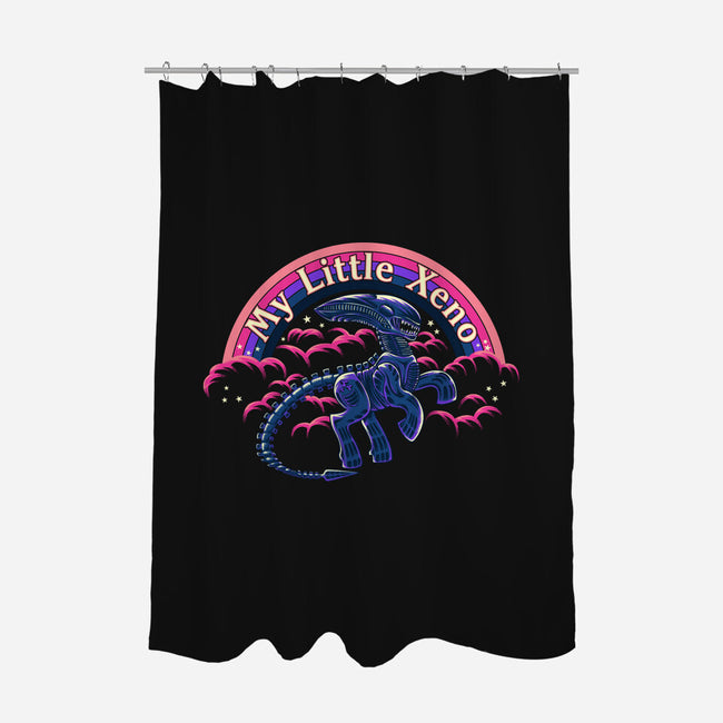 Little Xeno-None-Polyester-Shower Curtain-rmatix