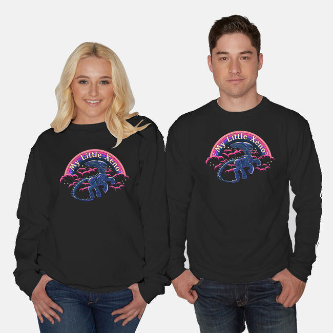 Little Xeno-Unisex-Crew Neck-Sweatshirt-rmatix