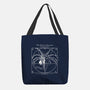 Alien Pentagram-None-Basic Tote-Bag-daobiwan