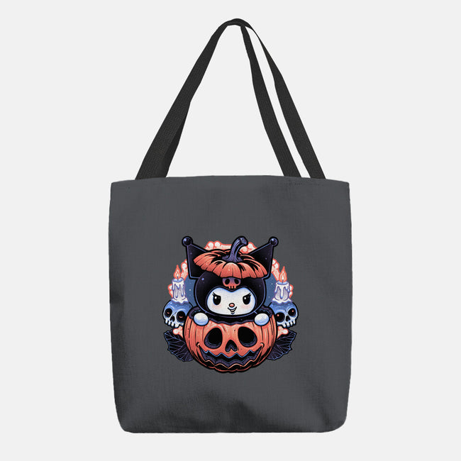 Cute Little Pumpkin-None-Basic Tote-Bag-glitchygorilla