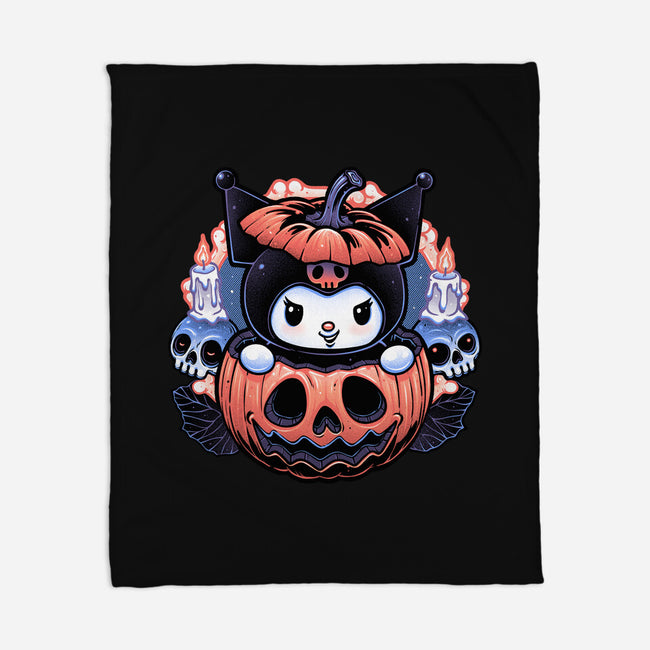 Cute Little Pumpkin-None-Fleece-Blanket-glitchygorilla