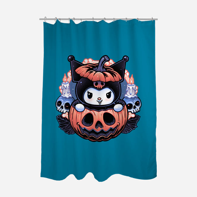 Cute Little Pumpkin-None-Polyester-Shower Curtain-glitchygorilla