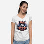 Cute Little Pumpkin-Womens-V-Neck-Tee-glitchygorilla