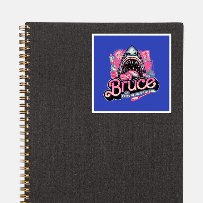 The Pride Of Amity Island-None-Glossy-Sticker-glitchygorilla