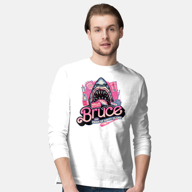 The Pride Of Amity Island-Mens-Long Sleeved-Tee-glitchygorilla