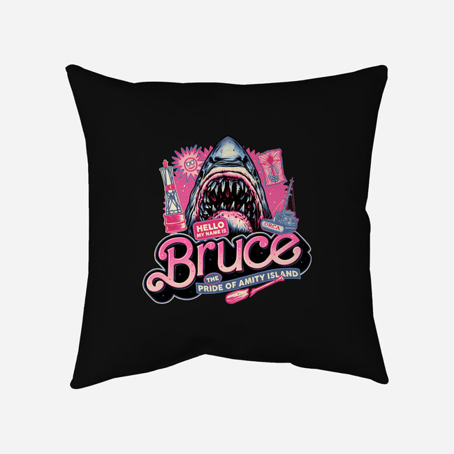 The Pride Of Amity Island-None-Removable Cover w Insert-Throw Pillow-glitchygorilla