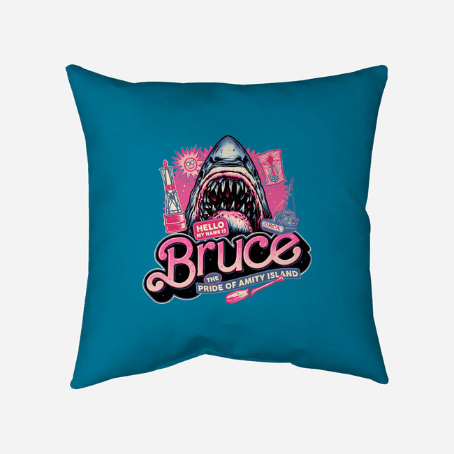 The Pride Of Amity Island-None-Removable Cover w Insert-Throw Pillow-glitchygorilla