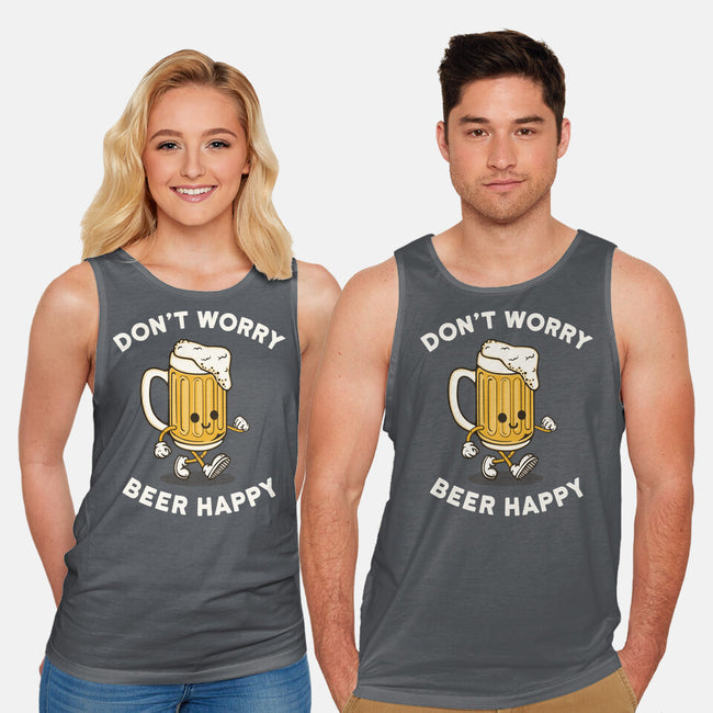 Beery Happy-Unisex-Basic-Tank-Melonseta