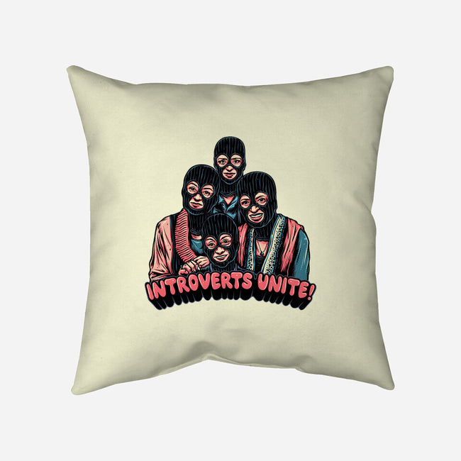 Introverts Unite-None-Removable Cover w Insert-Throw Pillow-glitchygorilla