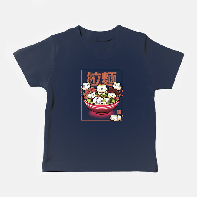 Neko And Ramen-Baby-Basic-Tee-Astrobot Invention