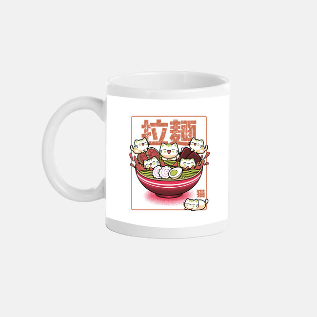 Neko And Ramen-None-Mug-Drinkware-Astrobot Invention