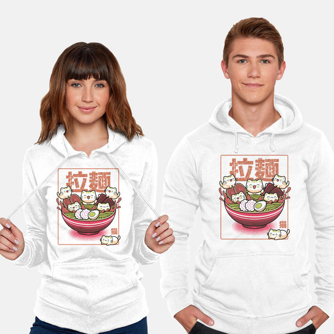 Neko And Ramen-Unisex-Pullover-Sweatshirt-Astrobot Invention