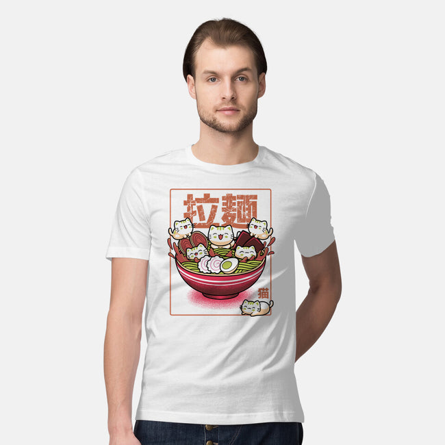 Neko And Ramen-Mens-Premium-Tee-Astrobot Invention