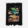 Eat Sleep Fight Repeat-None-Polyester-Shower Curtain-turborat14