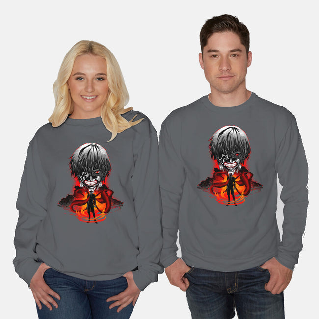 One-Eyed King-Unisex-Crew Neck-Sweatshirt-hypertwenty