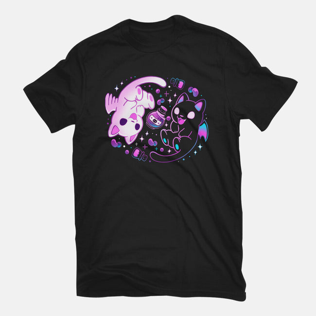 Magic Potions Kittens-Unisex-Basic-Tee-Vallina84