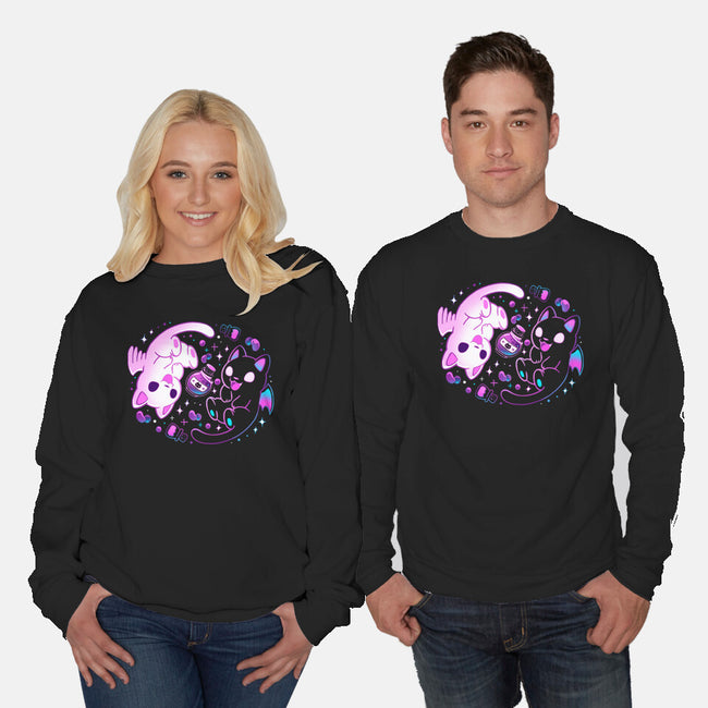 Magic Potions Kittens-Unisex-Crew Neck-Sweatshirt-Vallina84