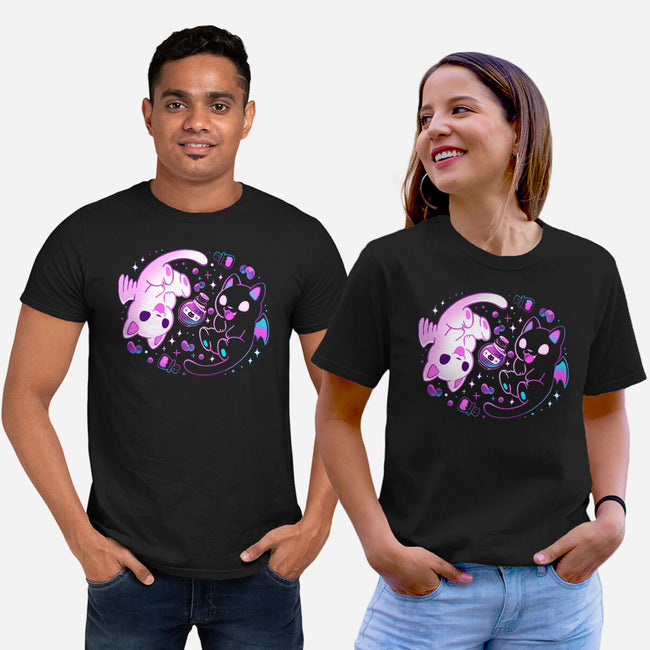 Magic Potions Kittens-Unisex-Basic-Tee-Vallina84