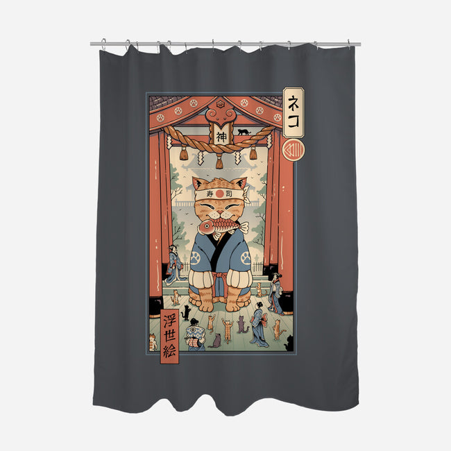 Kami Meowster Cat-None-Polyester-Shower Curtain-vp021