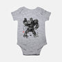 Yellow Bumble Sumi-e-Baby-Basic-Onesie-DrMonekers