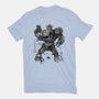 Yellow Bumble Sumi-e-Mens-Heavyweight-Tee-DrMonekers