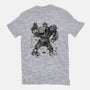 Yellow Bumble Sumi-e-Mens-Heavyweight-Tee-DrMonekers