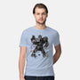 Yellow Bumble Sumi-e-Mens-Premium-Tee-DrMonekers