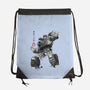 Microcassette Recorder Sumi-e-None-Drawstring-Bag-DrMonekers