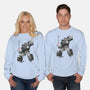 Microcassette Recorder Sumi-e-Unisex-Crew Neck-Sweatshirt-DrMonekers