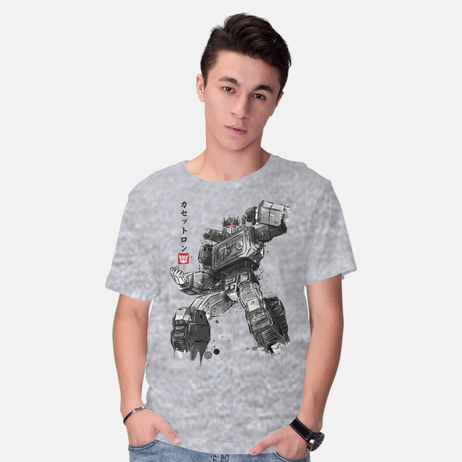 Microcassette Recorder Sumi-e-Mens-Basic-Tee-DrMonekers