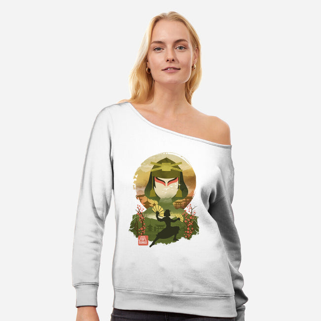 Ukiyo-e Suki-Womens-Off Shoulder-Sweatshirt-dandingeroz