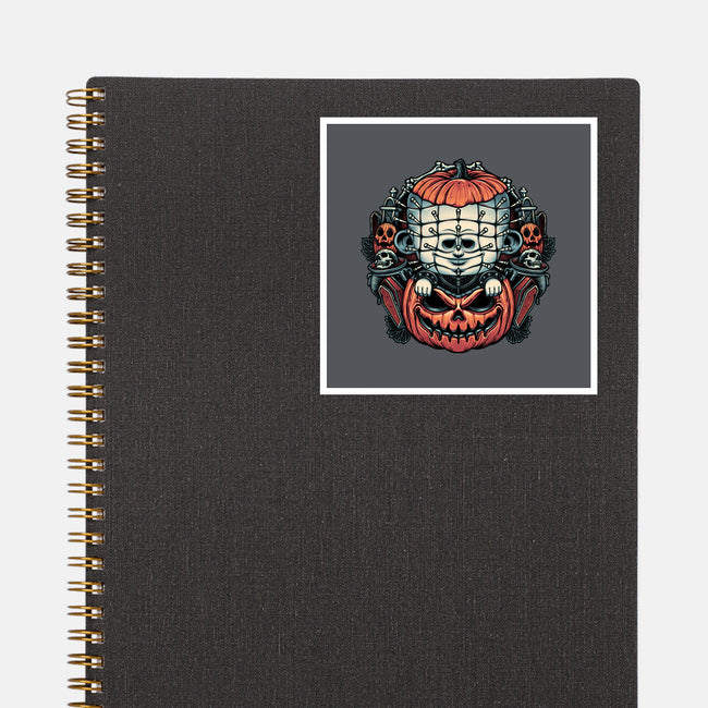 Cute Little Pinhead-None-Glossy-Sticker-glitchygorilla