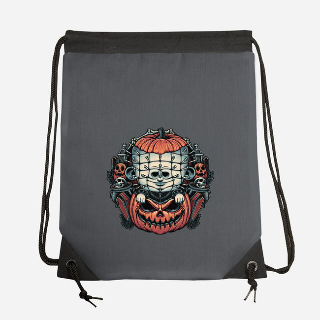 Cute Little Pinhead-None-Drawstring-Bag-glitchygorilla