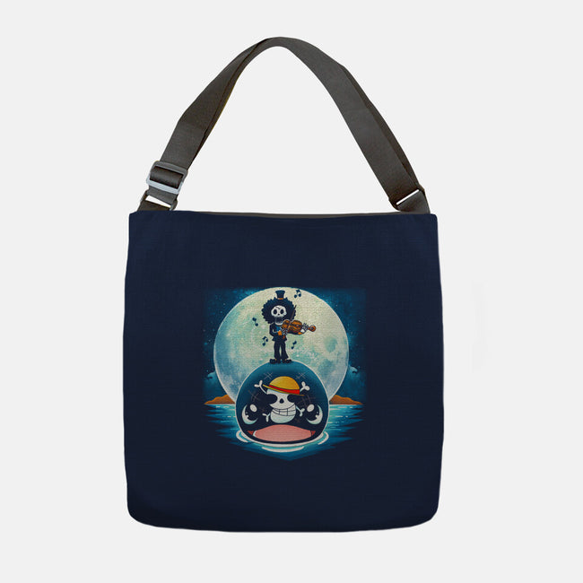 Violin Whale-None-Adjustable Tote-Bag-Vallina84