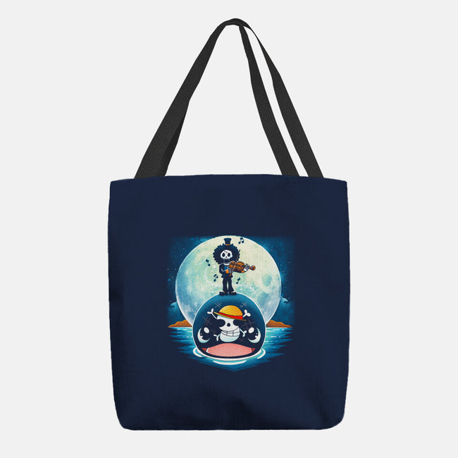 Violin Whale-None-Basic Tote-Bag-Vallina84