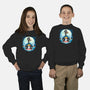 Violin Whale-Youth-Crew Neck-Sweatshirt-Vallina84