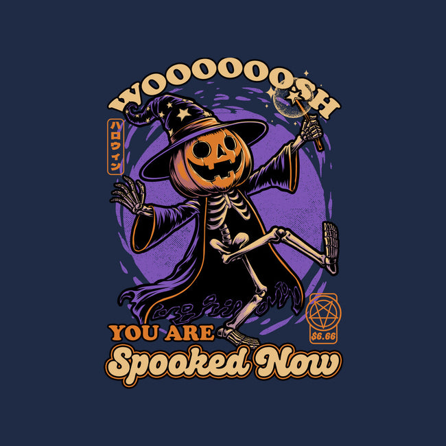 Spooky Pumpkin Wizard-Womens-Fitted-Tee-Studio Mootant