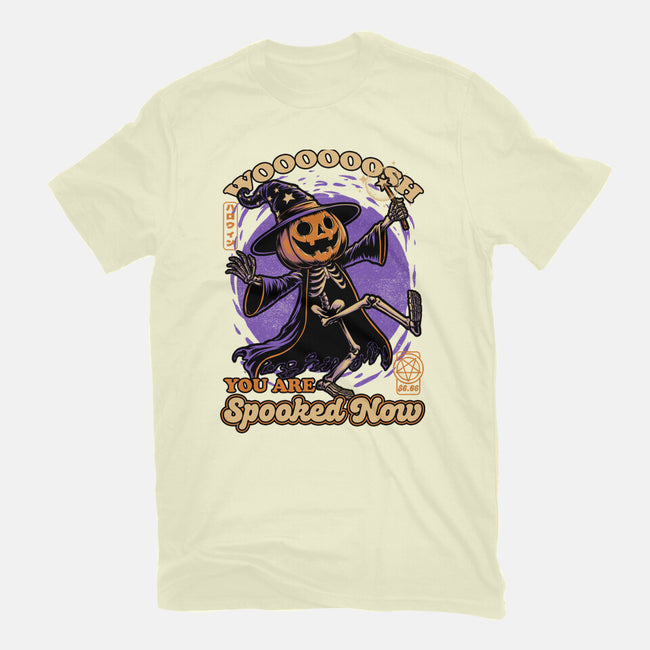 Spooky Pumpkin Wizard-Mens-Premium-Tee-Studio Mootant