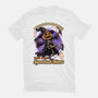 Spooky Pumpkin Wizard-Womens-Fitted-Tee-Studio Mootant